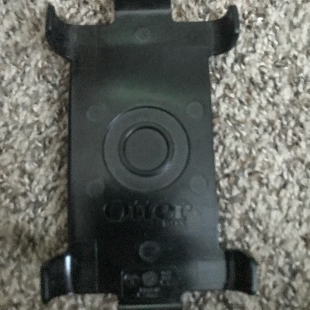 Otter box black clip on pants iphone/ case holder